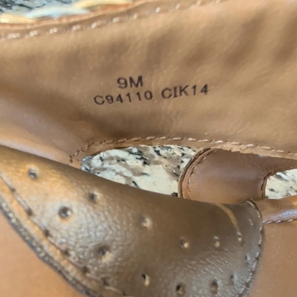 BOC Born Jonna Sunbronze Metallic Cork Wedge Sandals Size 9M Silver And Gold - Picture 9 of 9